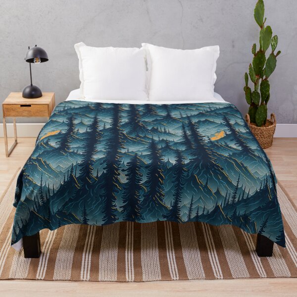 Item preview, Golden Sunset Over Pine Peaks designed and sold by Daniel Haddad.