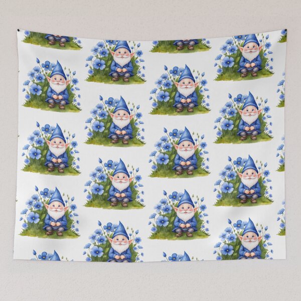 Item preview, Watercolor Gnome Delight designed and sold by Victoria Riabov.