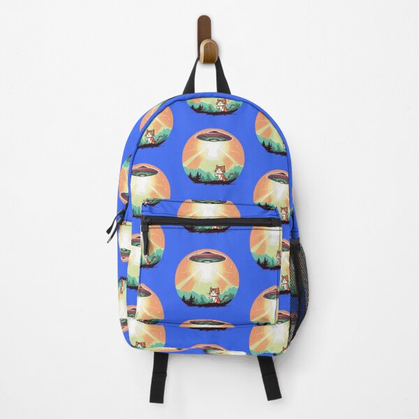 Item preview, UFO abducting a Cat Design designed and sold by Planetporridge.