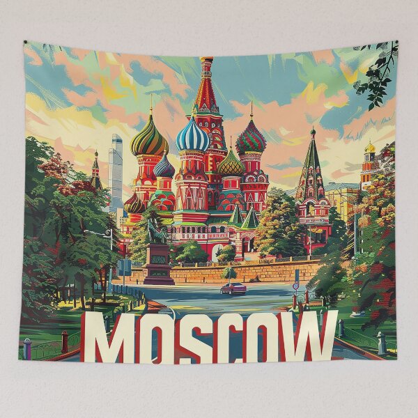Item preview, Moscow Art Moscow Print designed and sold by nomiraclehere.