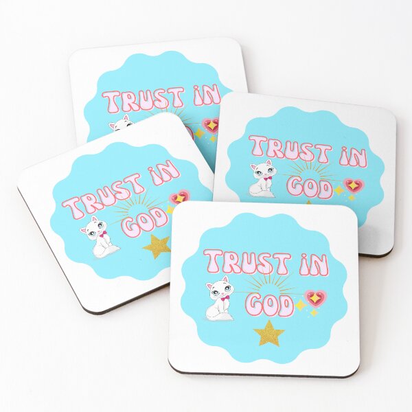 Item preview, Cat and Star (Trust in God )- Inspirational Christian Desing designed and sold by mileysamir7.