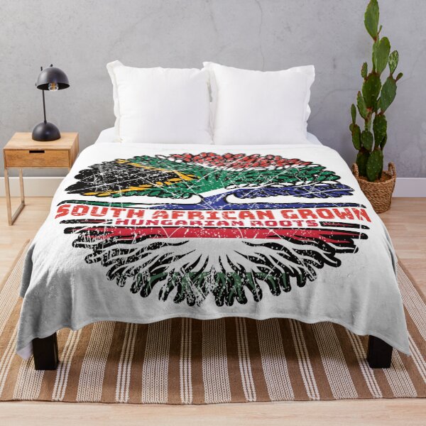 Item preview, Hungary Hungarian South African South Africa Tree Roots Flag designed and sold by FlagX.