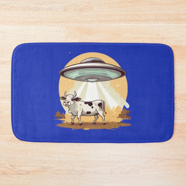 Item preview, UFO abducting a Cow Art designed and sold by Planetporridge.