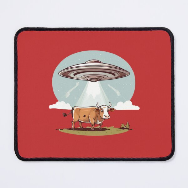 Item preview, UFO abducting a Cow Design designed and sold by Planetporridge.