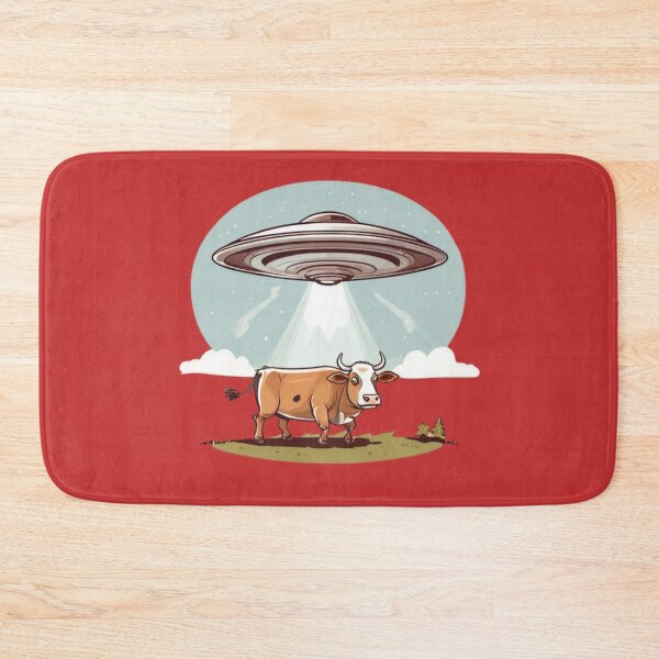 Item preview, UFO abducting a Cow Design designed and sold by Planetporridge.