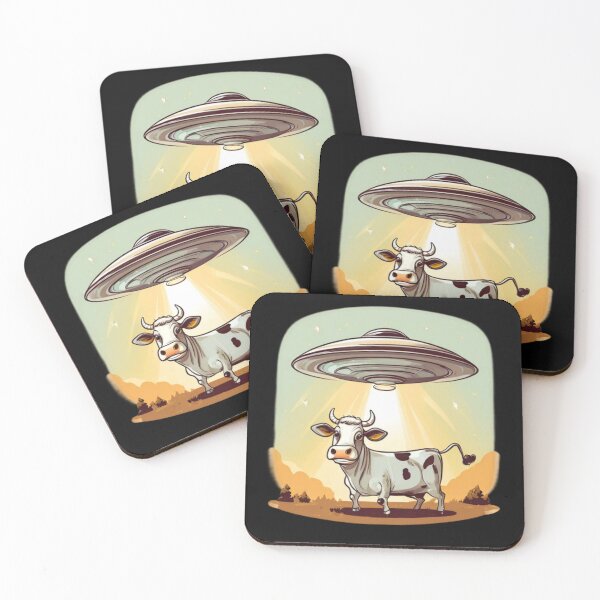 Item preview, Aliens abducting a Cow designed and sold by Planetporridge.