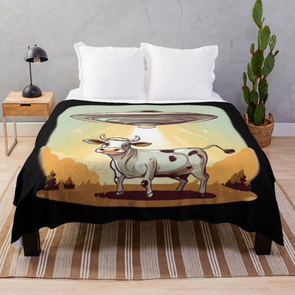 Item preview, Aliens abducting a Cow designed and sold by Planetporridge.