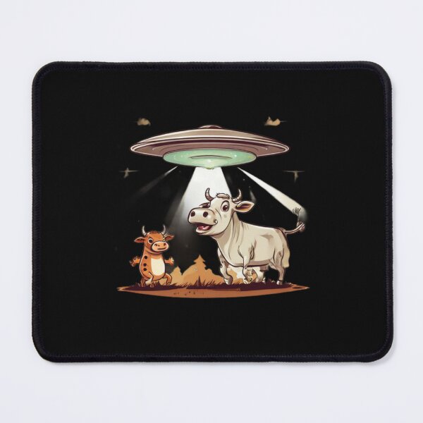 Item preview, UFO abducting a Cow Artwork designed and sold by Planetporridge.