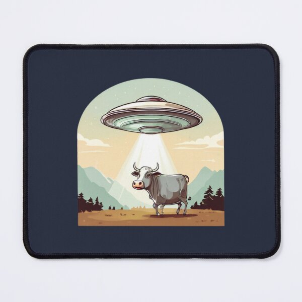 Item preview, UAP abducting a Cow designed and sold by Planetporridge.