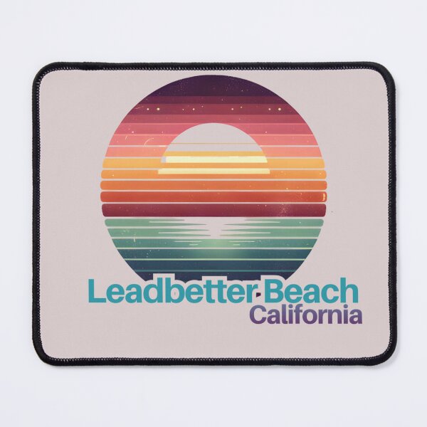 Item preview, Retro Sunset - Leadbetter Beach - California designed and sold by TirConnaill.