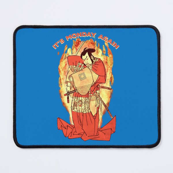Item preview, Monday Vibes Funny Vintage Samurai Design designed and sold by ARTIZIT.