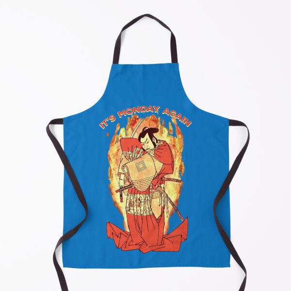 Item preview, Monday Vibes Funny Vintage Samurai Design designed and sold by ARTIZIT.