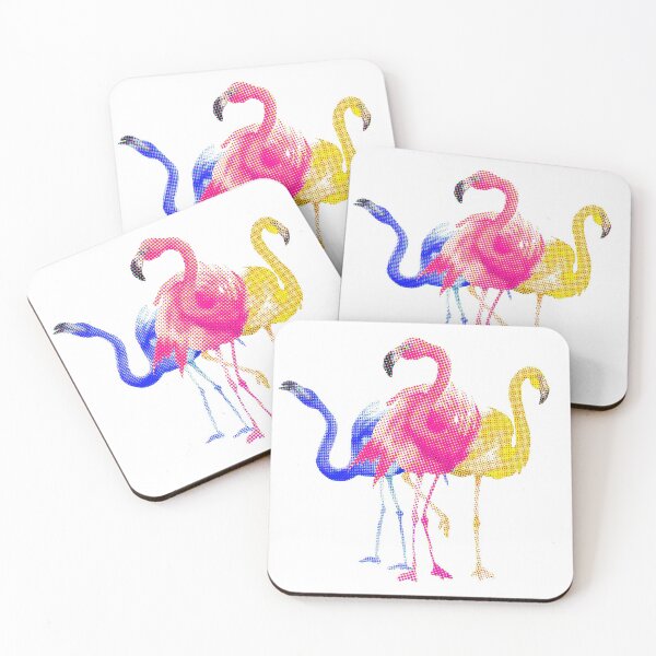 Item preview, Catwalk Flamingos designed and sold by Hell-Prints.
