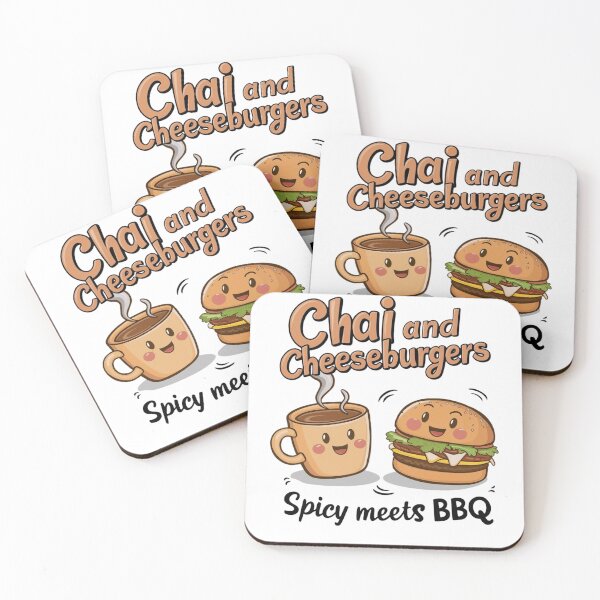 Item preview, Chai and Cheeseburgers: Spicy Meets BBQ Indian American designed and sold by BunBuntheDog-.