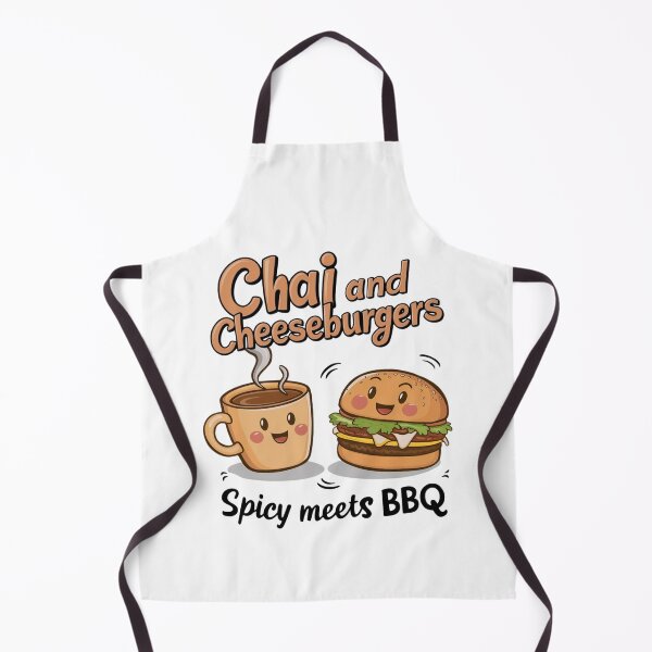 Item preview, Chai and Cheeseburgers: Spicy Meets BBQ Indian American designed and sold by BunBuntheDog-.