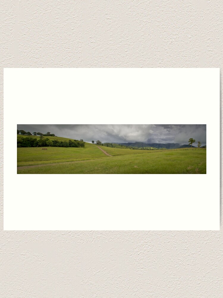 Alternate view of Green Hills Art Print