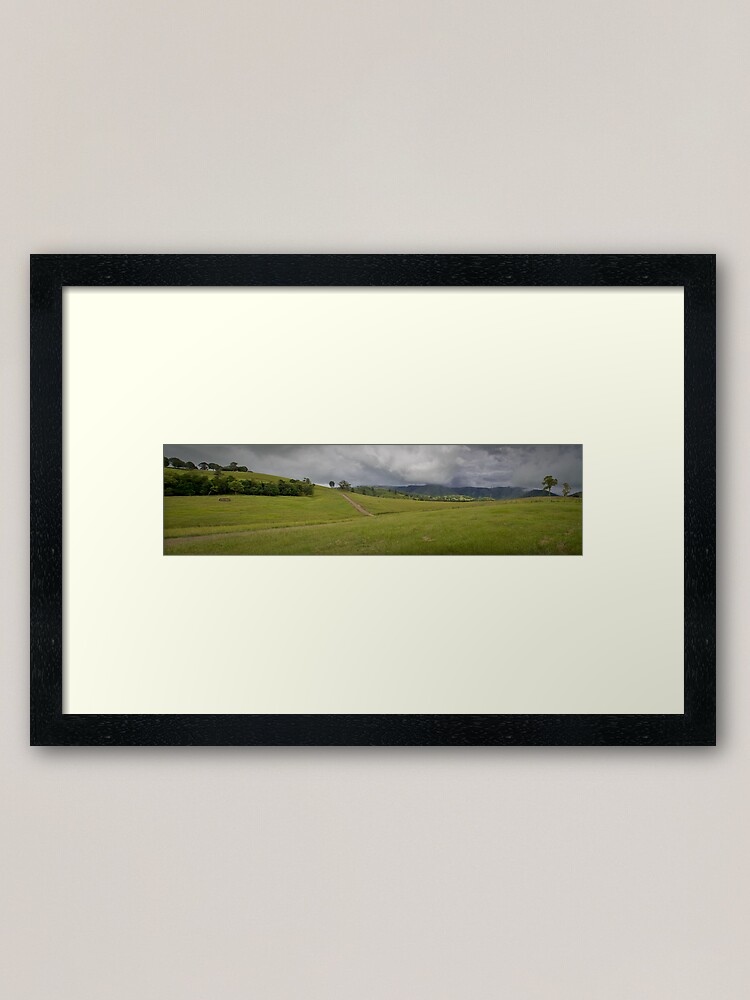 Alternate view of Green Hills Framed Art Print