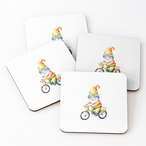 Item preview, Cute Watercolor Gnome Art designed and sold by Victoria Riabov.