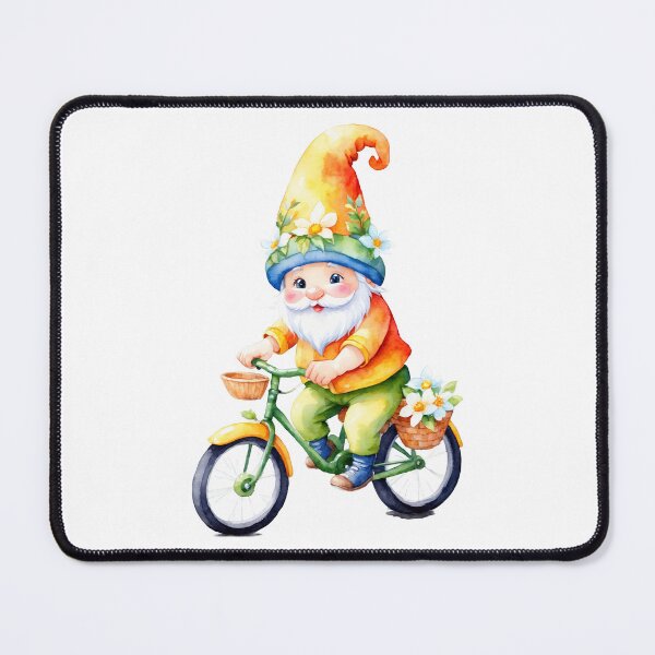 Item preview, Cute Watercolor Gnome Art designed and sold by Victoria Riabov.