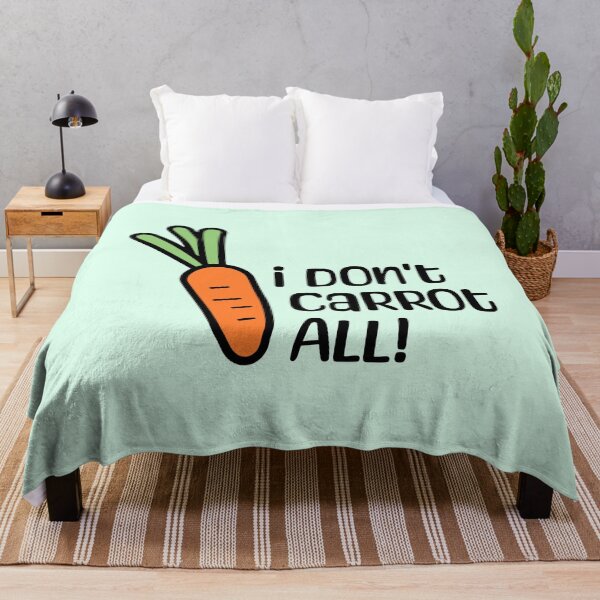 Item preview, I Don't Carrot All! Kawaii Carrot Pun designed and sold by PMCreative.