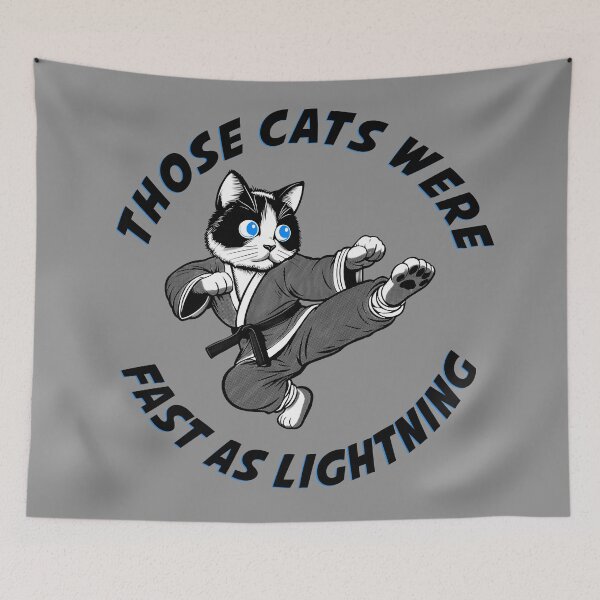 Item preview, Those Cats Were Fast As Lightning designed and sold by rogue-design.