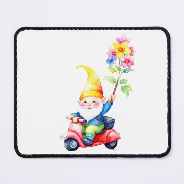 Item preview, Charming Watercolor Gnome designed and sold by Victoria Riabov.