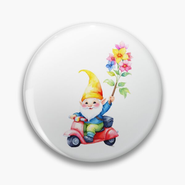 Item preview, Charming Watercolor Gnome designed and sold by Victoria Riabov.
