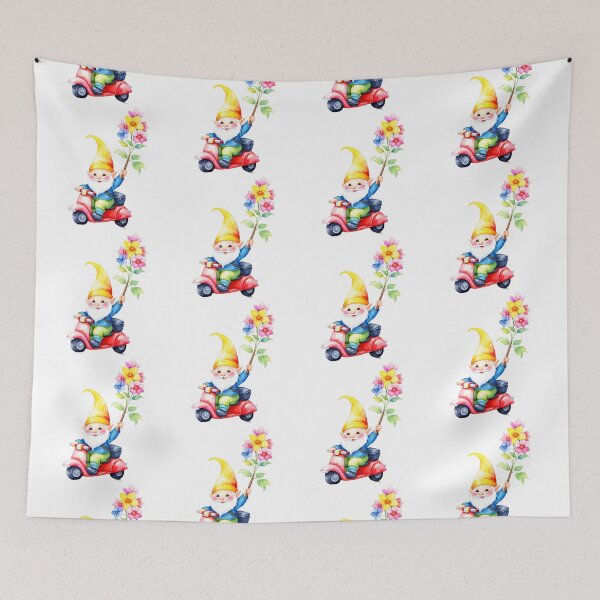 Item preview, Charming Watercolor Gnome designed and sold by Victoria Riabov.