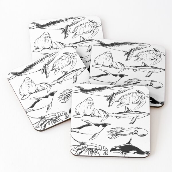 Item preview, aqua animals designed and sold by priyanshu2007.