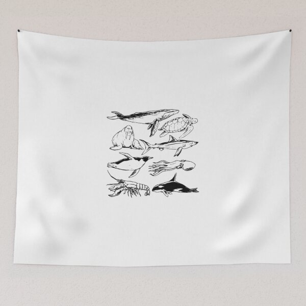 Item preview, aqua animals designed and sold by priyanshu2007.