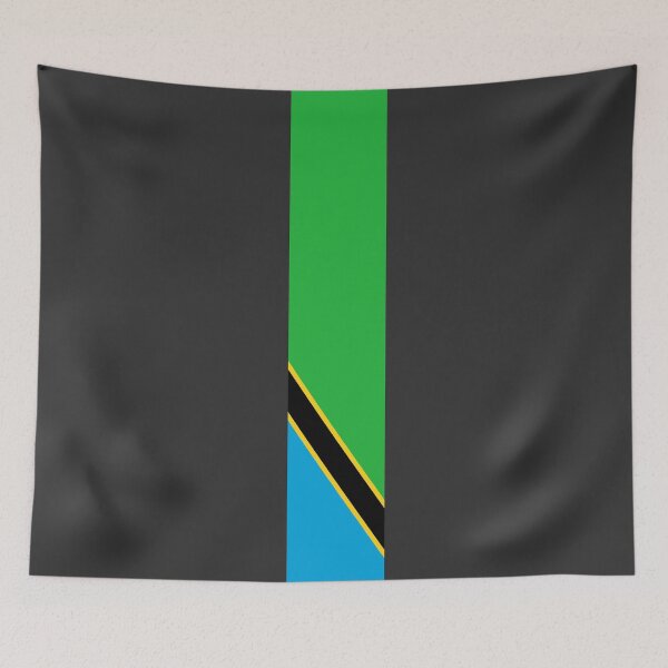 Item preview, Tanzania Stripe Flag designed and sold by Candie-Shop.