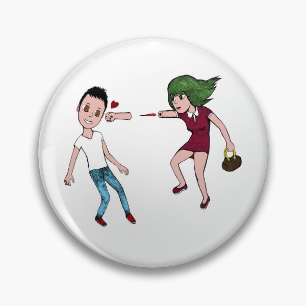 Item preview, Power punch girl love couple designed and sold by Kopiopang studio.