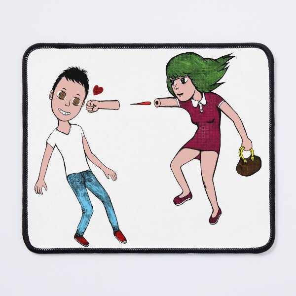 Item preview, Power punch girl love couple designed and sold by Kopiopang studio.