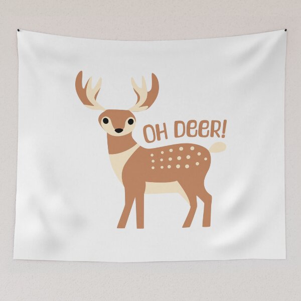 Item preview, Oh Deer! Cute Deer Pun designed and sold by PMCreative.
