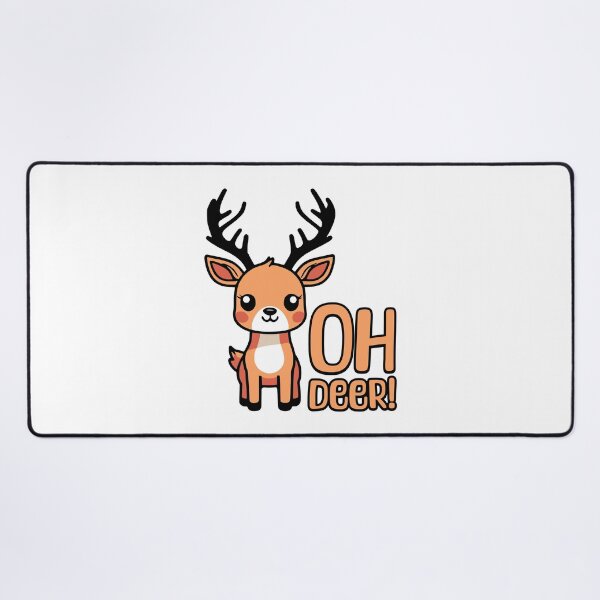 Item preview, Oh Deer! Cute Kawaii Deer Pun designed and sold by PMCreative.