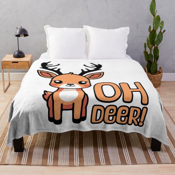 Item preview, Oh Deer! Cute Kawaii Deer Pun designed and sold by PMCreative.