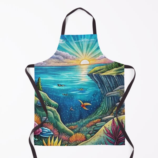Aperçu de l'œuvre vue mer et nature créée et vendue par catcraftss.