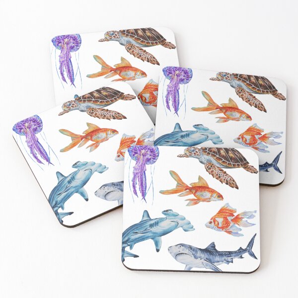 Item preview, aqua animals designed and sold by priyanshu2007.