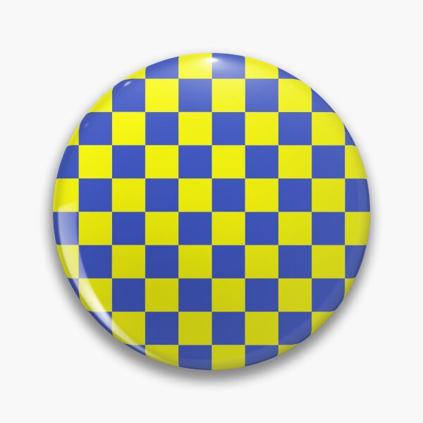 Item preview, Yellow Blue Checker Pattern Design designed and sold by PatternTitan.