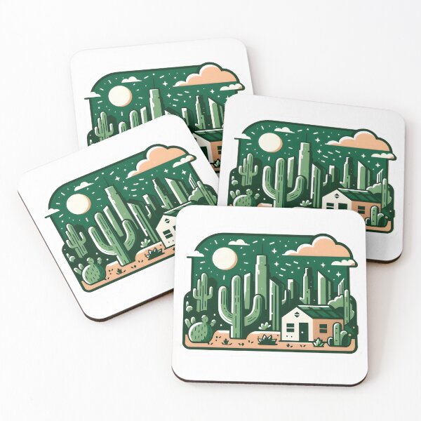 Item preview, Greer Arizona green illustration sticker designed and sold by Shorazu.