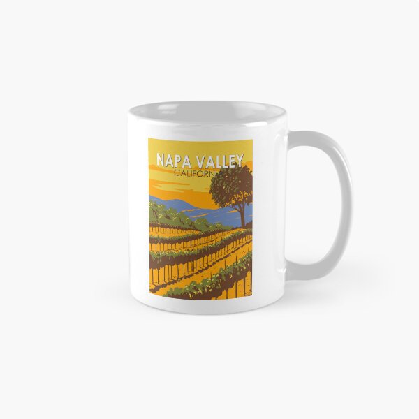 Item preview, Napa Valley California Travel Art Vintage designed and sold by KrisSidDesigns.