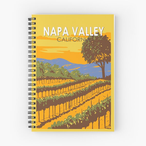 Item preview, Napa Valley California Travel Art Vintage designed and sold by KrisSidDesigns.