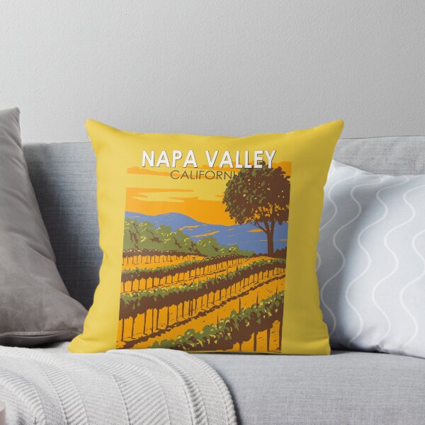 Item preview, Napa Valley California Travel Art Vintage designed and sold by KrisSidDesigns.