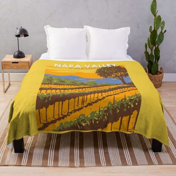 Item preview, Napa Valley California Travel Art Vintage designed and sold by KrisSidDesigns.