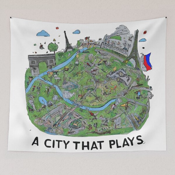 Item preview, A City That Plays: Paris 2024 designed and sold by FitEnvy.