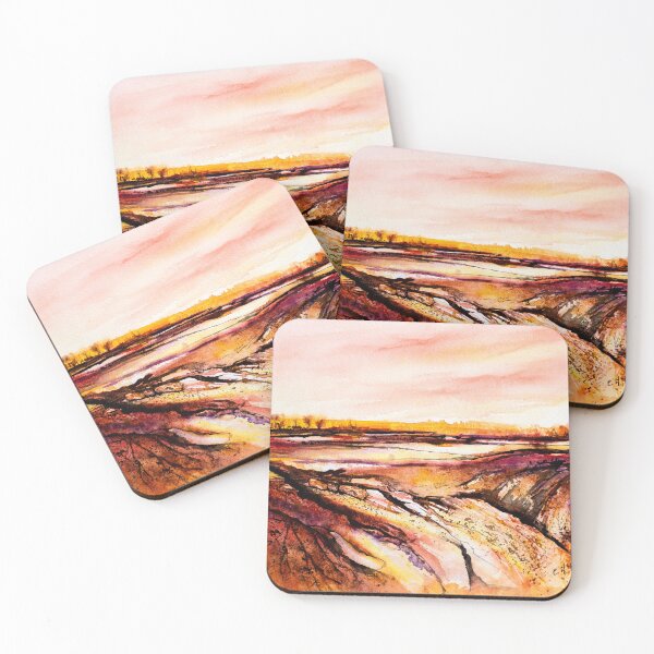 Item preview, THE WARM EARTH - ABSTRACT LANDSCAPE designed and sold by carriemckenzie.