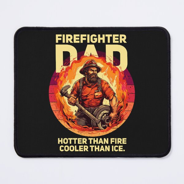Item preview, ''Firefighter Dad'' Funny Firefighter Dad Birthday / Father's Day Gift T-Shirt designed and sold by Witty Shirts.