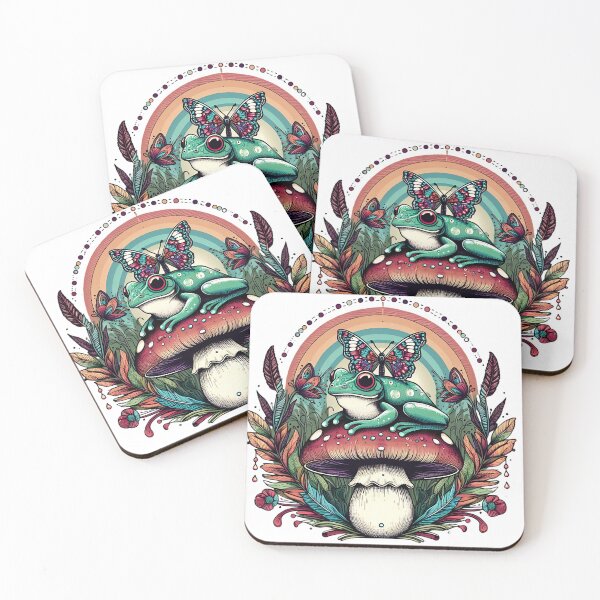 Item preview, Enchanted Wilderness: Frog & Butterfly Symphony designed and sold by ManeeStore.