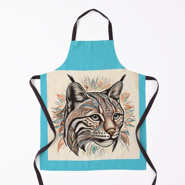 Item preview, American Bobcat portrait designed and sold by CattyCornerPOD.