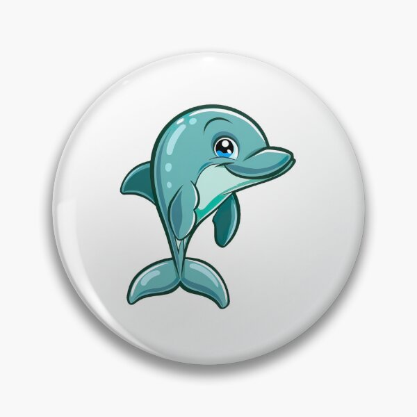 Item preview, Playful dolphin v1 designed and sold by Stickio.